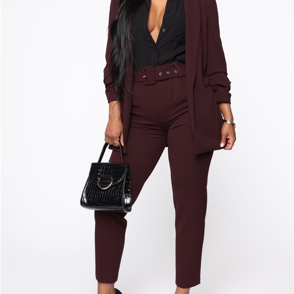 Fashion nova Talia belted pants !